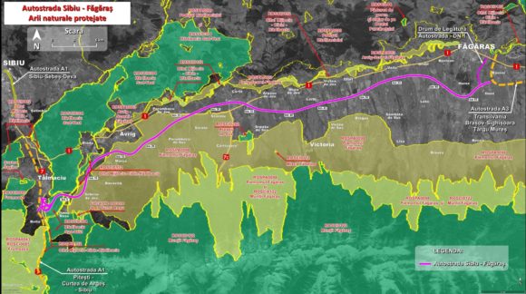 Autostrada Sibiu – Făgăraș a ajuns la etapa obținerii acordului de mediu