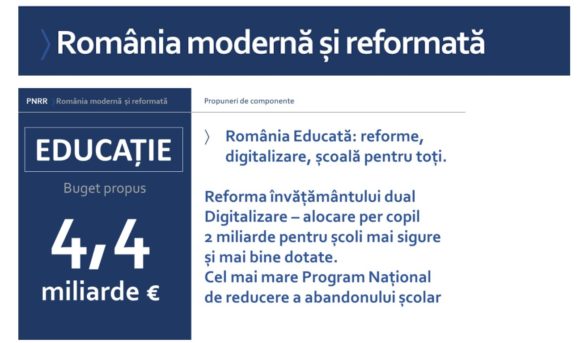 Ministerul Investițiilor și Proiectelor Europene a lansat propunerea Planului Național de Relansare și Reziliență (PNRR)