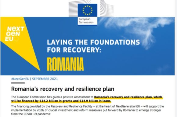 Planul Național de Redresare și Reziliență al României, aprobat de Comisia Europeană