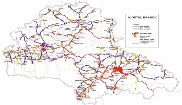 Modernizarea și reabilitarea drumurilor județene din zona metropolitană Brașov și din Țara Făgărașului