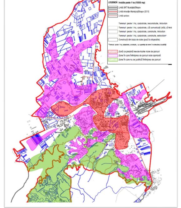 Consiliul Local Brașov a aprobat studiul de oportunitate în vederea identificării de terenuri pentru amenajarea de parcuri