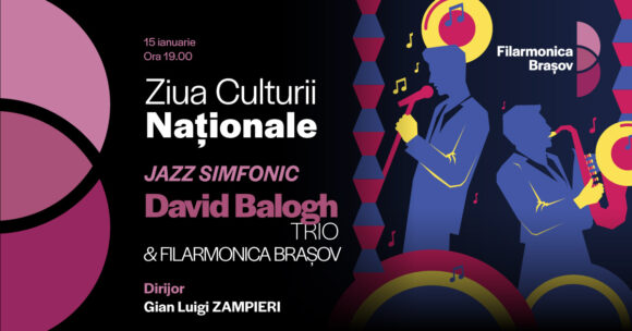 Concert de jazz simfonic dedicat Zilei Culturii Naționale pe 15 ianuarie