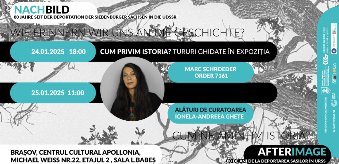 Cum privim istoria? Tururi ghidate în expoziția Marc Schroeder – Order 7161 alături de curatoare Ionela-Andreea Ghețe