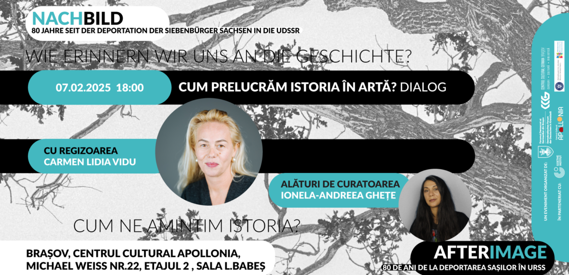 Cum prelucrăm istoria în artă? Dialog despre arta documentară și politică alături de regizoarea Carmen Lidia Vidu