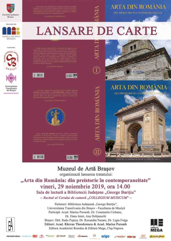 Lansarea tratatului Arta din România din preistorie în contemporaneitate, editori academicienii Răzvan Theodorescu și Marius Porumb