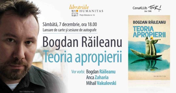 Lansare de carte | CenaKLUb Tiuk (nr. 134), cu Bogdan Răileanu