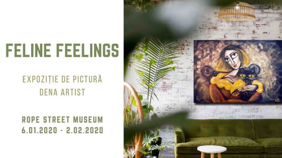 Expoziție de pictură | Feline feelings exhibition by Dena
