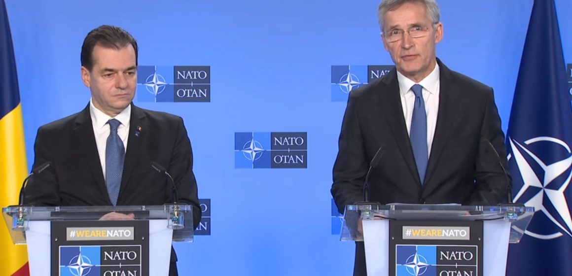 VIDEO Vizita Premierul Ludovic Orban la Secretarul General NATO Jens Stoltenberg. România își va respecta angajamentele față de NATO