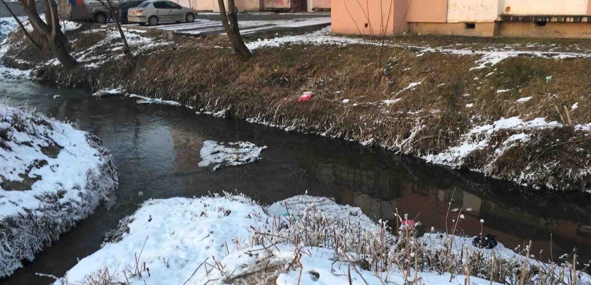 FOTO VIDEO Canal murdar în zona Avantgarden Bartolomeu, iar autoritățile pasează responsabilitățile de la unii la alții