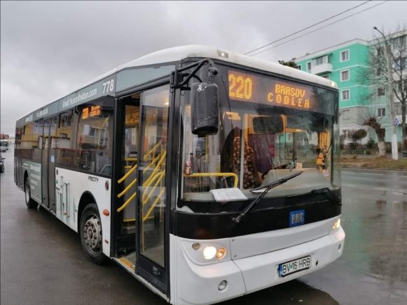RATBV suplimentează capacitatea de transport pe linia 220, Brașov – Codlea
