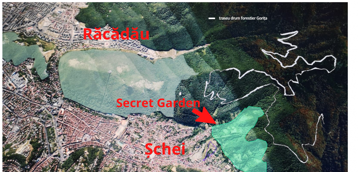 George Scripcaru vrea să prelungească PUZ-ul După Grădini pentru Secret Garden, care propune construirea de blocuri pe o suprafață de 76.109 mp de pădure în Șchei. Există vreo legătură între Secret Garden și drumul Gorița?