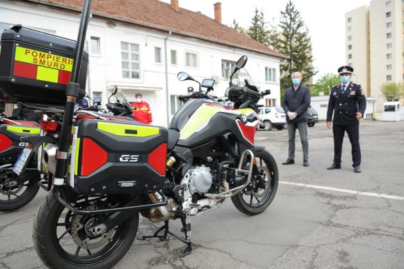 Două motociclete de intervenție urbană au intrat în dotarea ISU Brașov