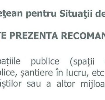 Comitetul Județean pentru Situații de Urgență Brașov recomandă purtarea măștilor în toate spațiile publice