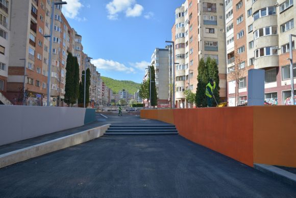 FOTO Pietonalul Răcădău, arhitectura asfaltului și a betoanelor