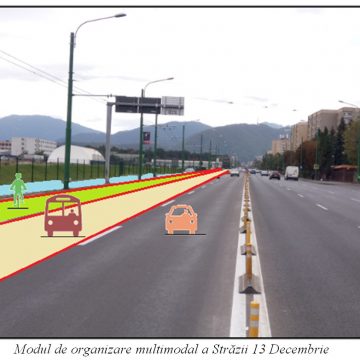 Regândirea străzii 13 Decembrie pe baza principiilor planificării multimodale a transportului urban