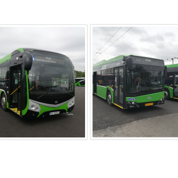 VIDEO FOTO RATBV a pus în circulație primul autobuz electric SOR și primele două troleibuze Solaris