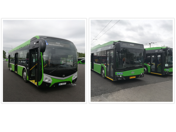 VIDEO FOTO RATBV a pus în circulație primul autobuz electric SOR și primele două troleibuze Solaris
