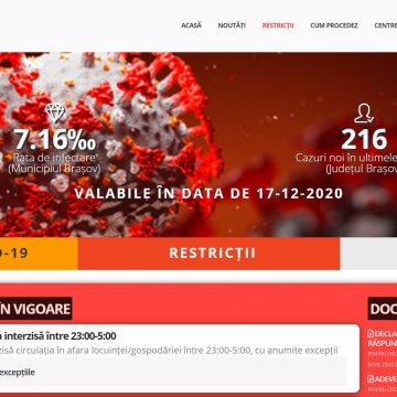 covid19.brasovcity.ro – platforma de informare a brașovenilor cu privire la coronavirus și la campania de vaccinare