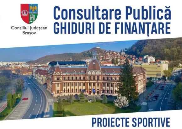 Consiliul Județean Brașov organizează consultare publică pentru finanțarea nerambursabilă din bugetul propriu al Județului Brașov a proiectelor sportive pe anul 2021