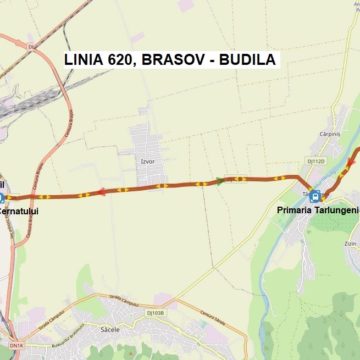 RATBV deschide o nouă linie de transport metropolitan pe ruta Brașov – Budila