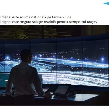 Zborurile pe Aeroportul Internaţional Braşov vor fi controlate şi dirijate de la Aeroportul Internaţional Arad, prin intermediul soluţiei de turn virtual la distanţă