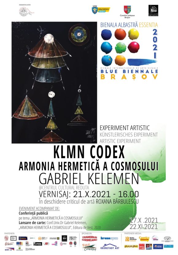 Bienala albastră – Essentia | Expoziție printuri digitale și grafică „KLMN CODEX Armonia Hermetică a Cosmosului”, Gabriel Kelemen