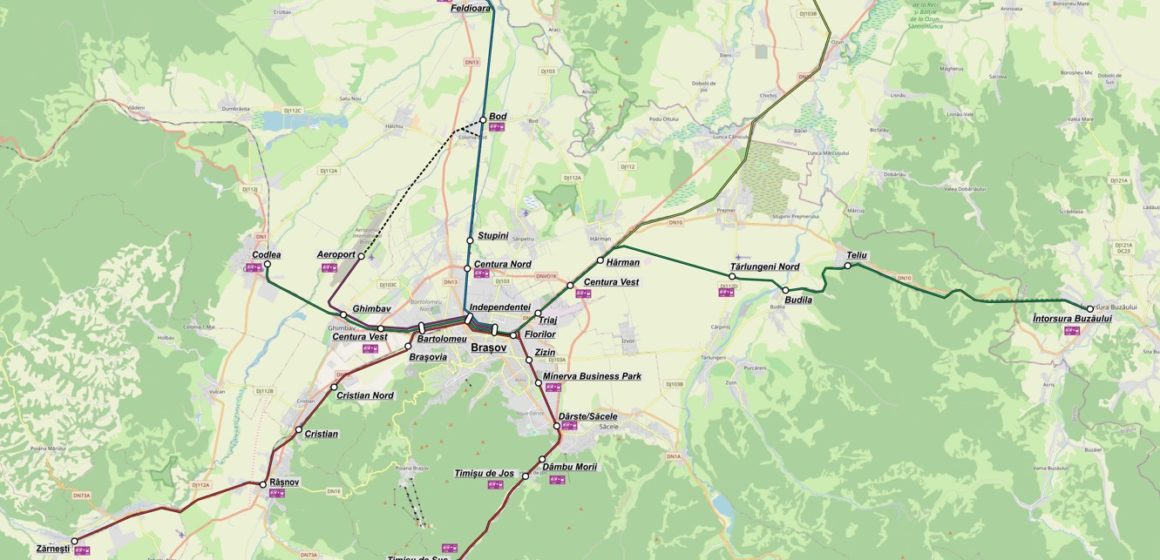 A fost lansată a patra licitație pentru dezvoltarea sistemului de tren metropolitan la Brașov