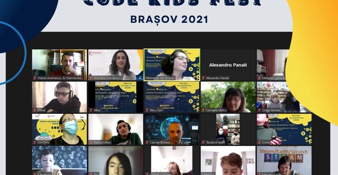 CODE Kids FEST Brașov 2021 – Câştigătorii Târgului regional online de știință și tehnologie pentru copii