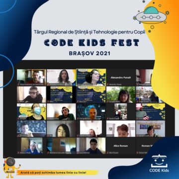 CODE Kids FEST Brașov 2021 – Câştigătorii Târgului regional online de știință și tehnologie pentru copii