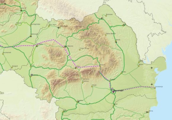 Comisia Europeană propune un traseu pentru trenul de mare viteză diferit de cel propus de România. Vezi traseul propus
