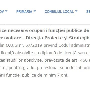 Consiliera primarului, Sorina Boldeanu, este angajată din decembrie 2021 la Serviciul Strategii, Programe de Dezvoltare