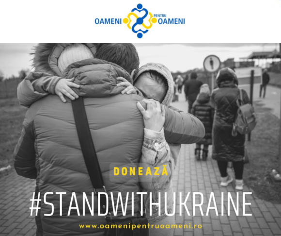 Fundația Comunitară Brașov este alături de Ucraina! Campania Oameni pentru oameni strânge donații pentru ajutorul umanitar rapid destinat refugiaților ucraineni