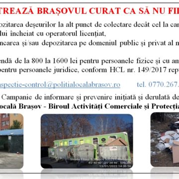 Poliția Locală Brașov a amendat oameni din Hărman pentru că au aruncat gunoiul la o platformă din Brașov. Corect sau management de instituție deficitar?