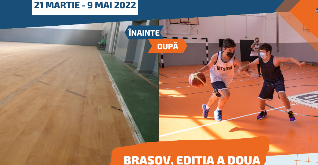 „Sportul pentru toți” pune în mișcare comunitățile din Brașov, Timișoara și București pentru îmbunătățirea infrastructurii sportive din aceste orașe