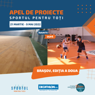 „Sportul pentru toți” pune în mișcare comunitățile din Brașov, Timișoara și București pentru îmbunătățirea infrastructurii sportive din aceste orașe