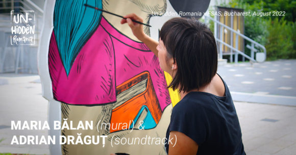 Intervenție artistică de Maria Bălan (instalație) & Adrian Drăguț (compoziție audio) la Facultatea de Sociologie și Asistență Socială din București