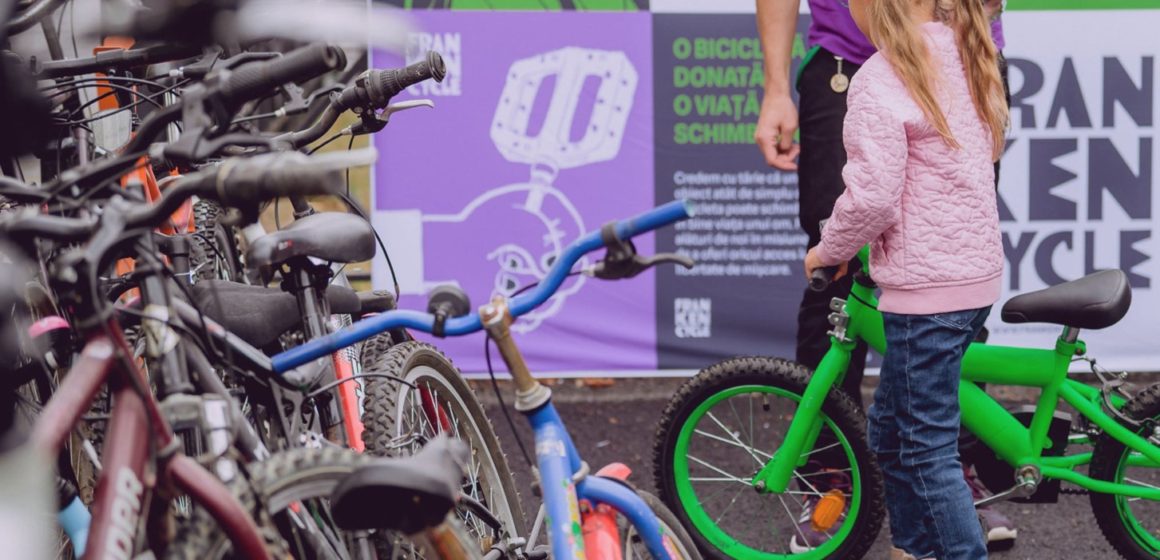 Peste 30 de biciclete recuperate la prima acțiune FRANKENCYCLE pentru colectare de biciclete nefolosite în Brașov