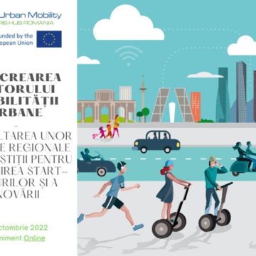 Eveniment online – viitorul mobilității urbane | Scheme regionale de investiții în vederea sprijinirii start-up-urilor și a inovării