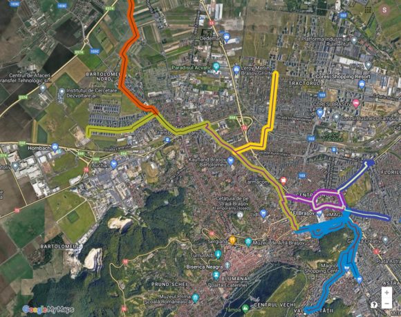 Primăria Brașov a depus un nou proiect de finanțare nerambursabilă pentru amenajarea a 20 de kilometri de piste pentru biciclete. Finanțarea este asigurată de Administrația Fondului pentru Mediu, iar valoarea proiectului este de peste 10 milioane de lei