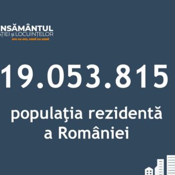 Institutul Național de Statistică anunță primele date provizorii pentru Recensământul Populației și Locuințelor, runda 2021