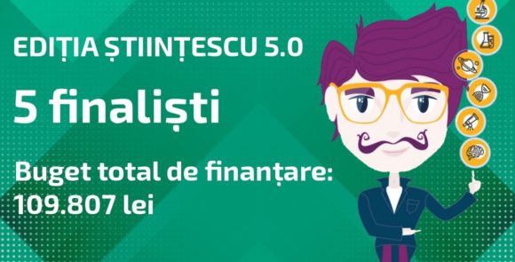 Cinci proiecte primesc finanțare în cadrul ediției Științescu 5.0 la Brașov