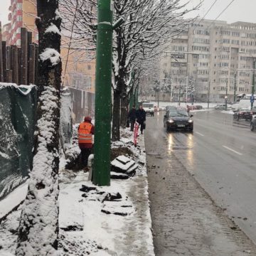 Amendă și oprirea lucrărilor pentru o dezvoltare imobiliară de pe strada Carpaților