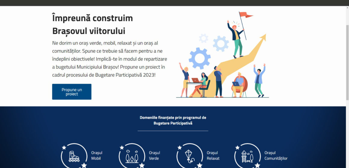 Primăria Brașov a lansat programul de bugetare participativă pentru 2023. Înscrierile de propuneri se pot face până pe 22 februarie
