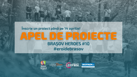 Fundația Comunitară Brașov a lansat apelul de proiecte pentru Brașov Heroes, ediția #10