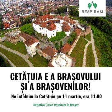 Brașoveni pentru Cetățuia | „Pune umărul împreună la recuperarea și redeschiderea celui mai important obiectiv cultural și istoric al orașului”