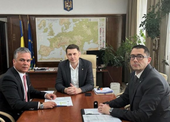 Viceprimarul Sebastian Rusu și președintele CJ Adrian Veștea au fost la Guvern pentru a discuta situația Cetățuii