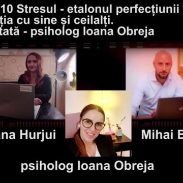 Podcast Litera 9 | Oameni – Perspective în Resurse Umane | Ep 10 Stresul – etalonul perfecțiunii în relatia cu sine și ceilalți. Invitată psiholog Ioana Obreja