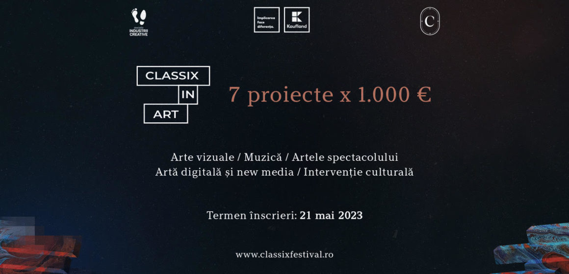 Burse de creație în valoare de 7.000 euro oferite la Classix in Art