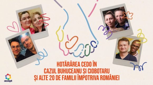 Hotărâre istorică CEDO: România trebuie să recunoască și să protejeze familiile formate din persoane de același sex