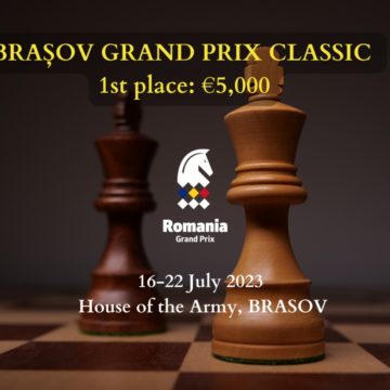 Competiția Brașov Chess Classic se va desfășura în perioada 16 – 22 iulie 2023